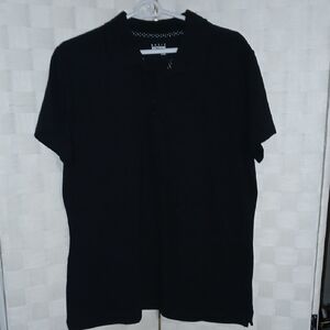 Womans Black Polo Shirt